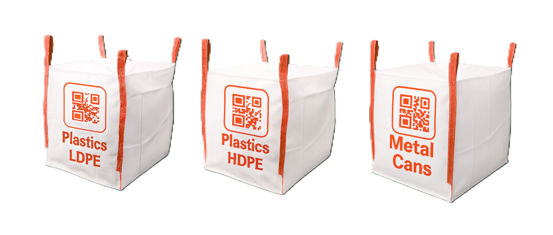 Waflo Traceable Collection Bags with QR codes for digital waste tracking